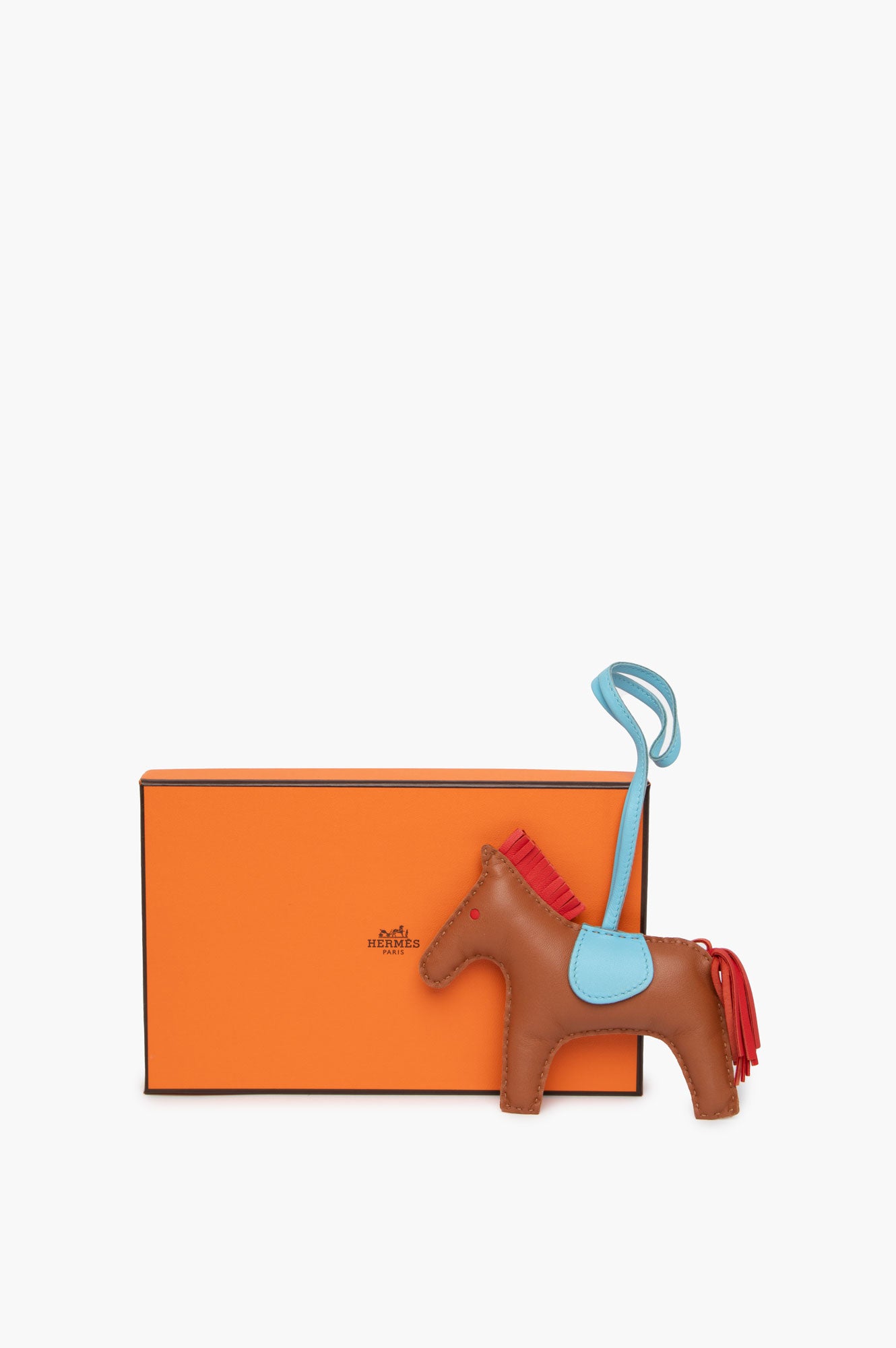Hermes Milo Lambskin Grigri Rodeo Size MM Bag Charm