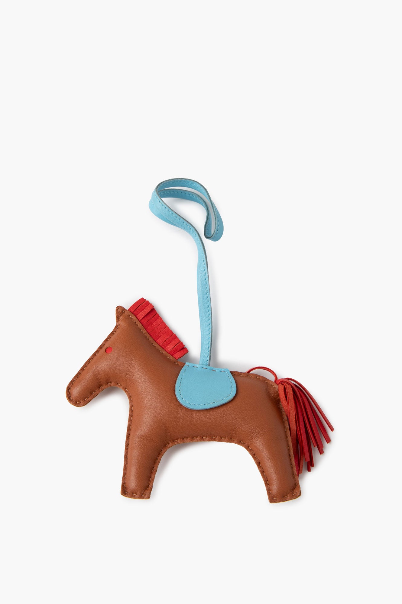 Hermes Milo Lambskin Grigri Rodeo Size MM Bag Charm