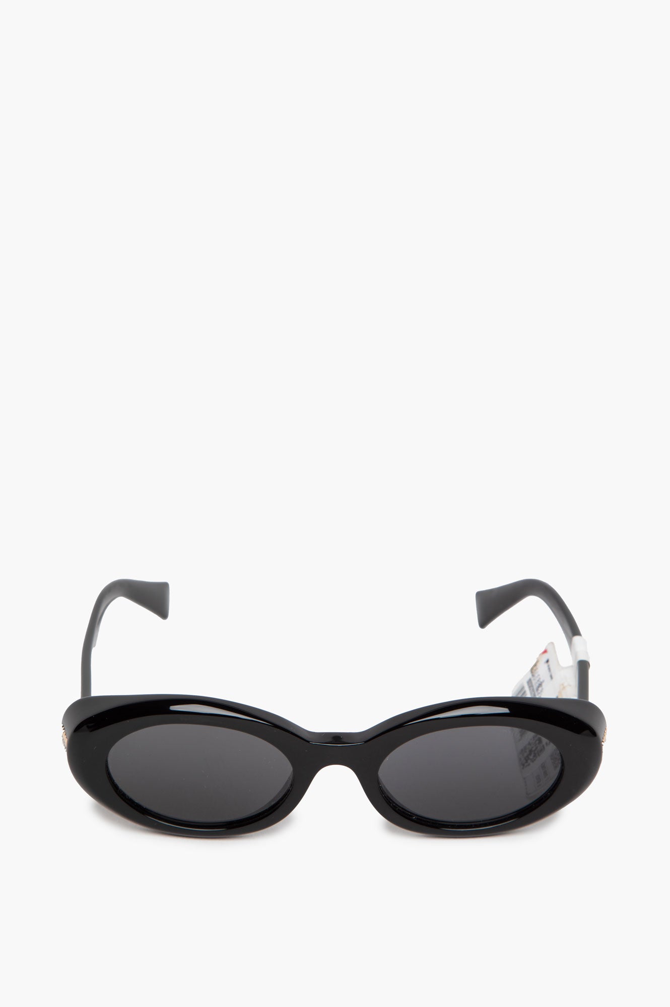 Miu Miu Black Oval MU 06ZS Sunglasses