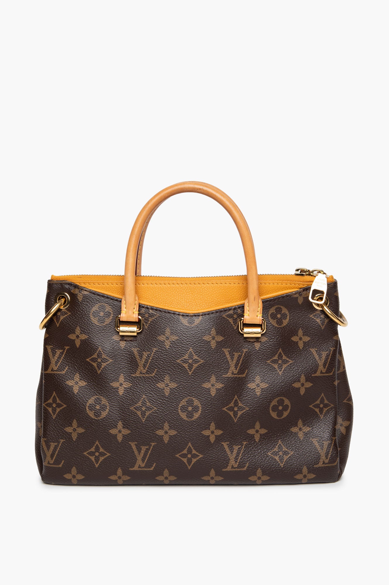 Louis Vuitton Monogram Saffron Yellow Pallas BB Tote