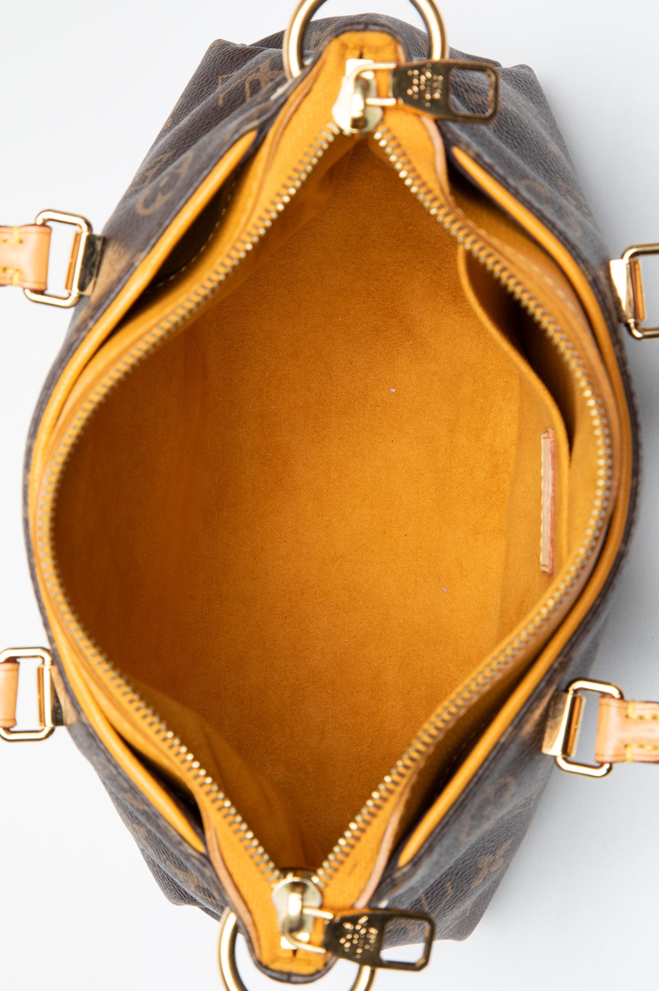 Louis Vuitton Monogram Saffron Yellow Pallas BB Tote