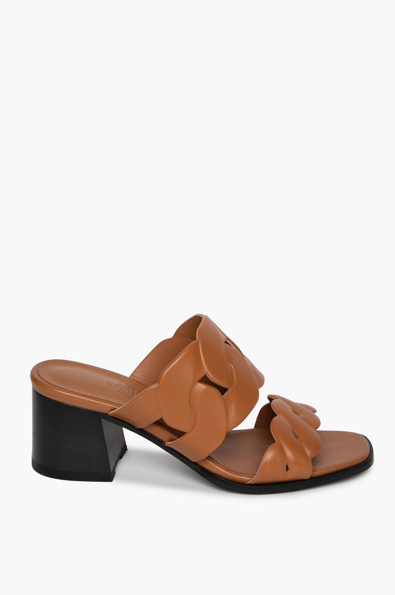Hermes Nappa Gaby 60 Sandals Size 37 Naturel