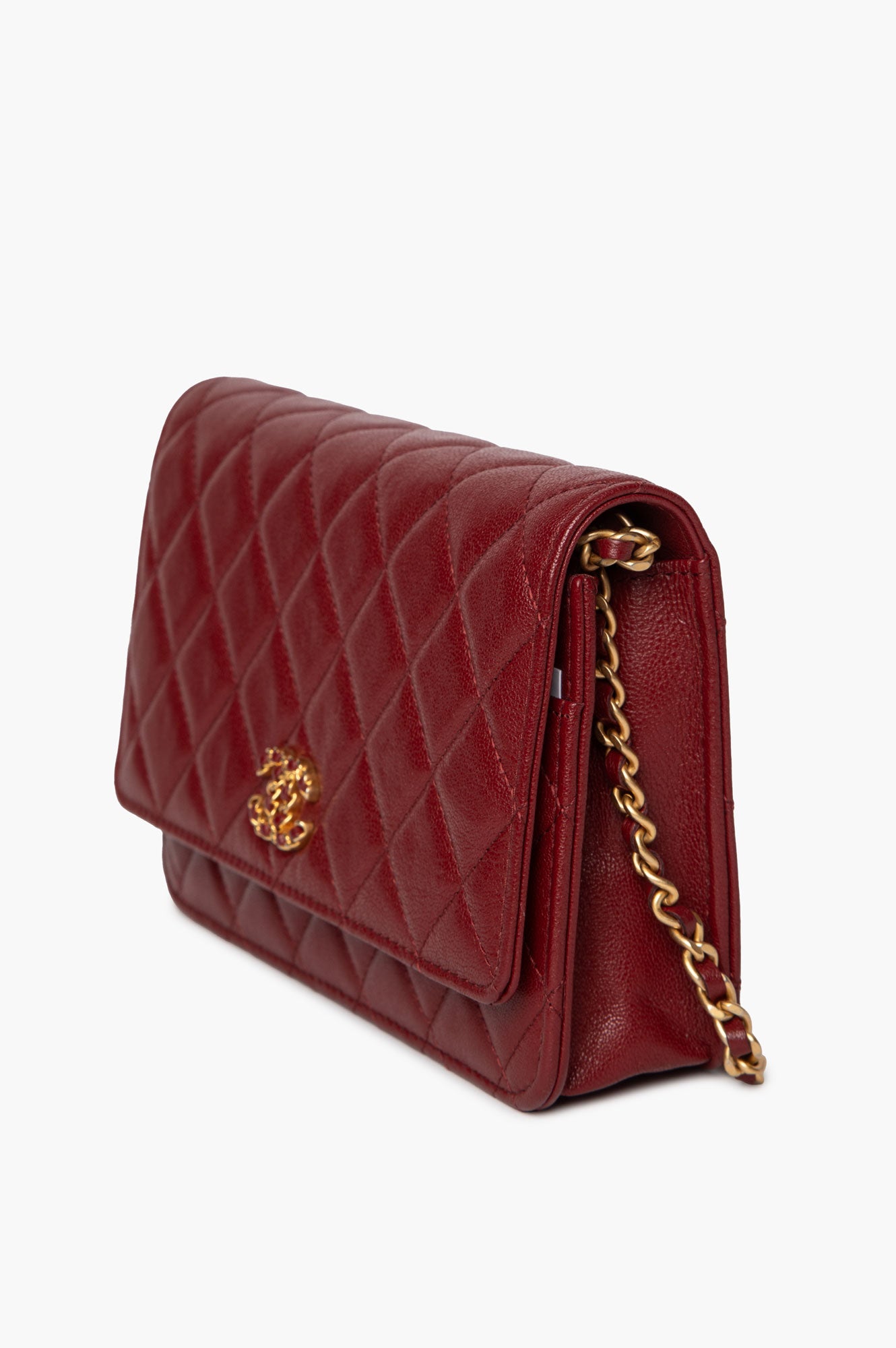 Chanel 19 Burgundy  WOC