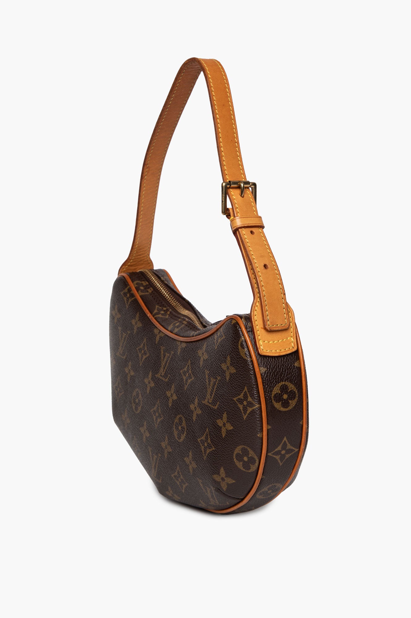 Louis Vuitton Brown Monogram Croissant  Small