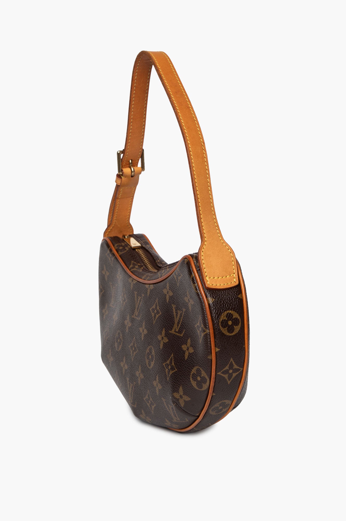 Louis Vuitton Brown Monogram Croissant  Small