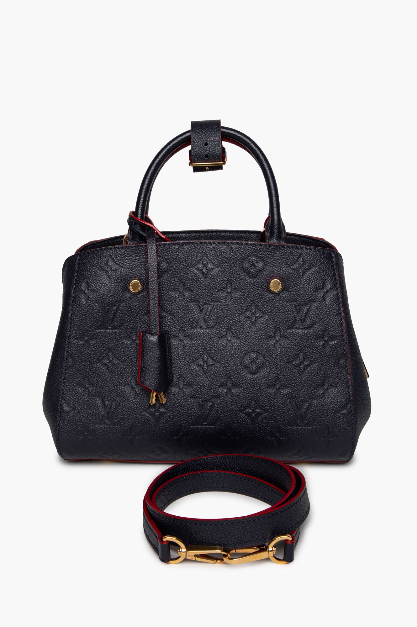 Louis Vuitton Marine Rouge Monogram Empriente Montaigne BB