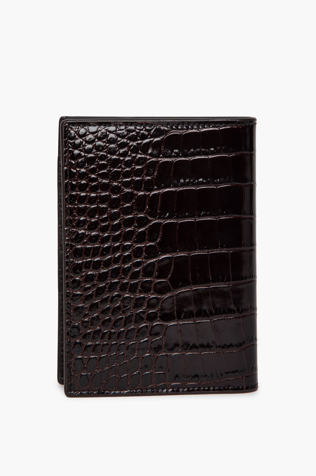 Tom Ford Dark Brown Passport Holder