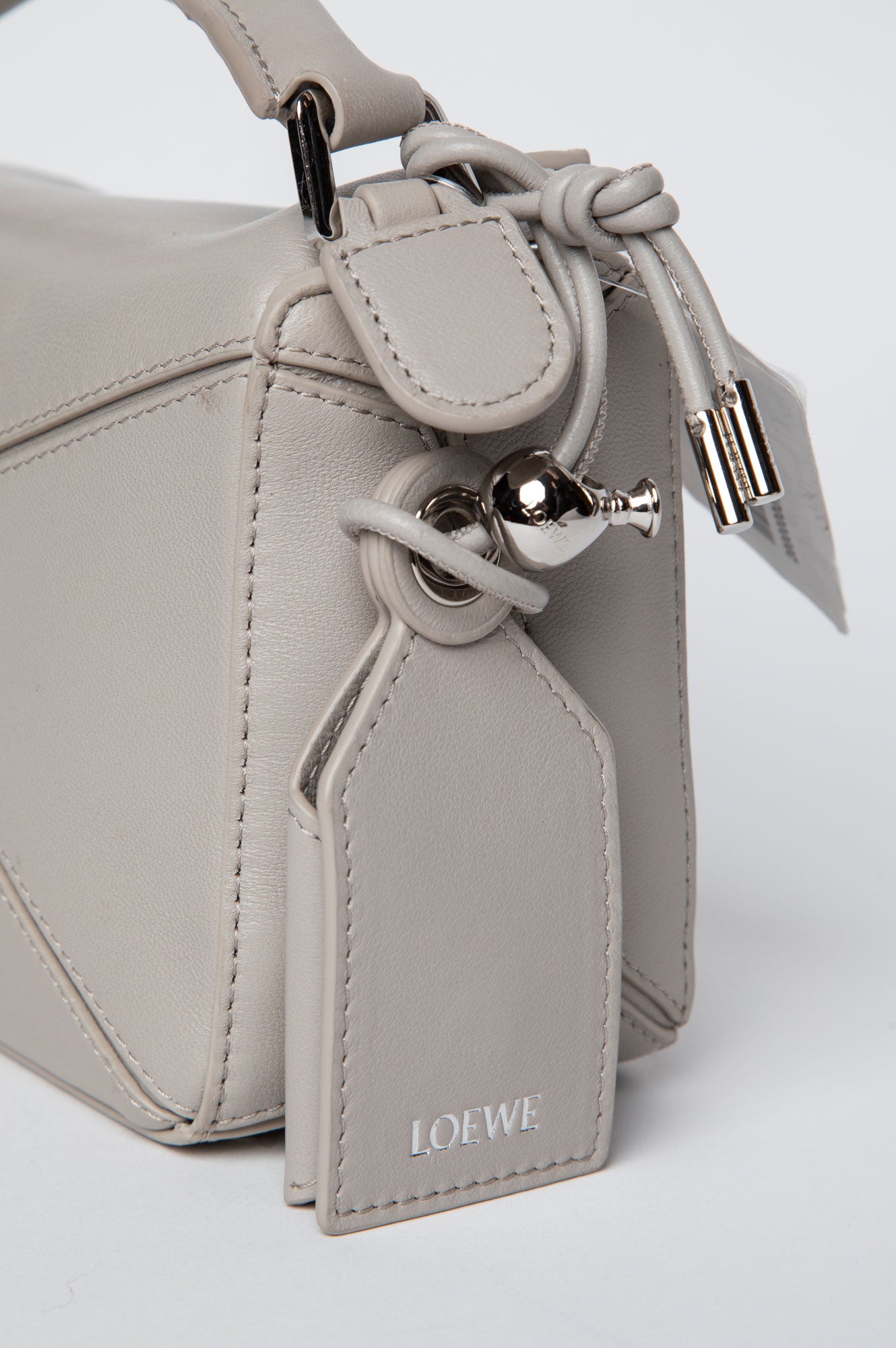 Loewe Grey Mini Puzzle Bag