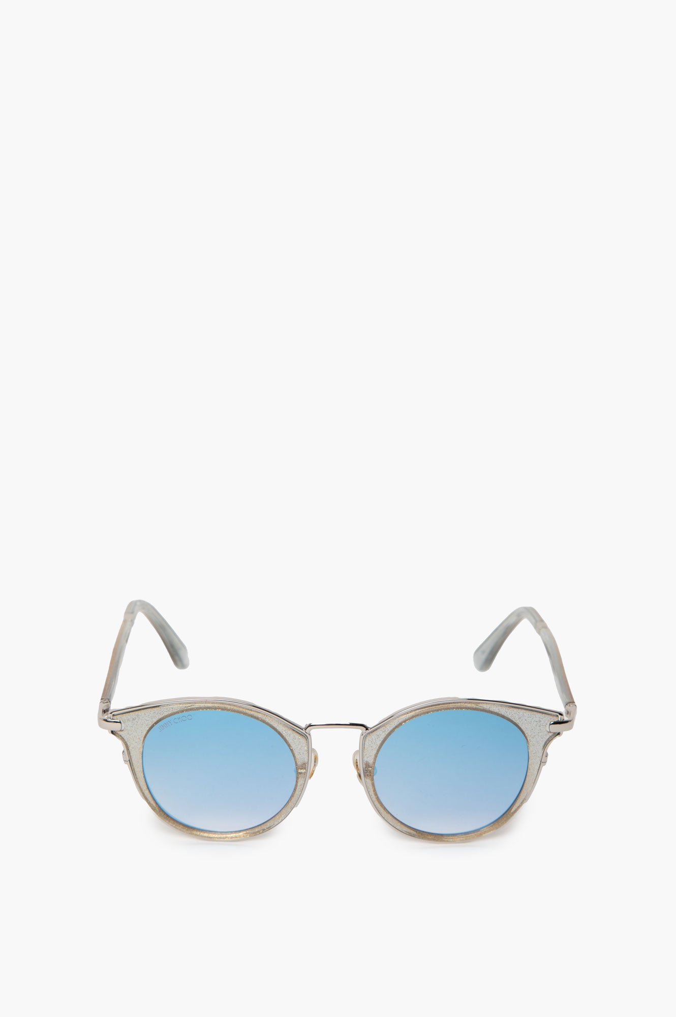 Jimmy Choo Silver Frame Sunglasses