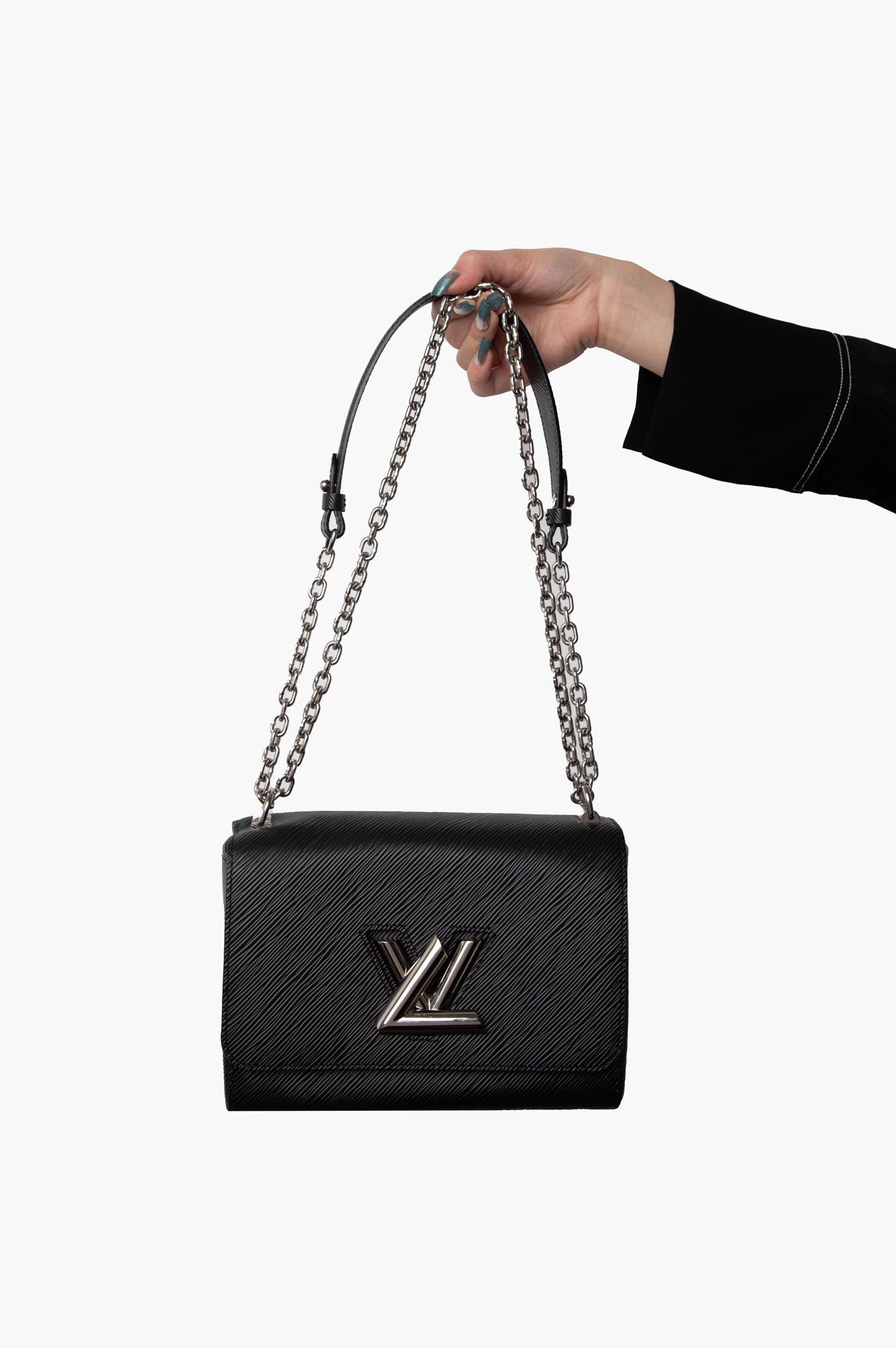 Louis Vuitton Black Epi Twist MM Bag