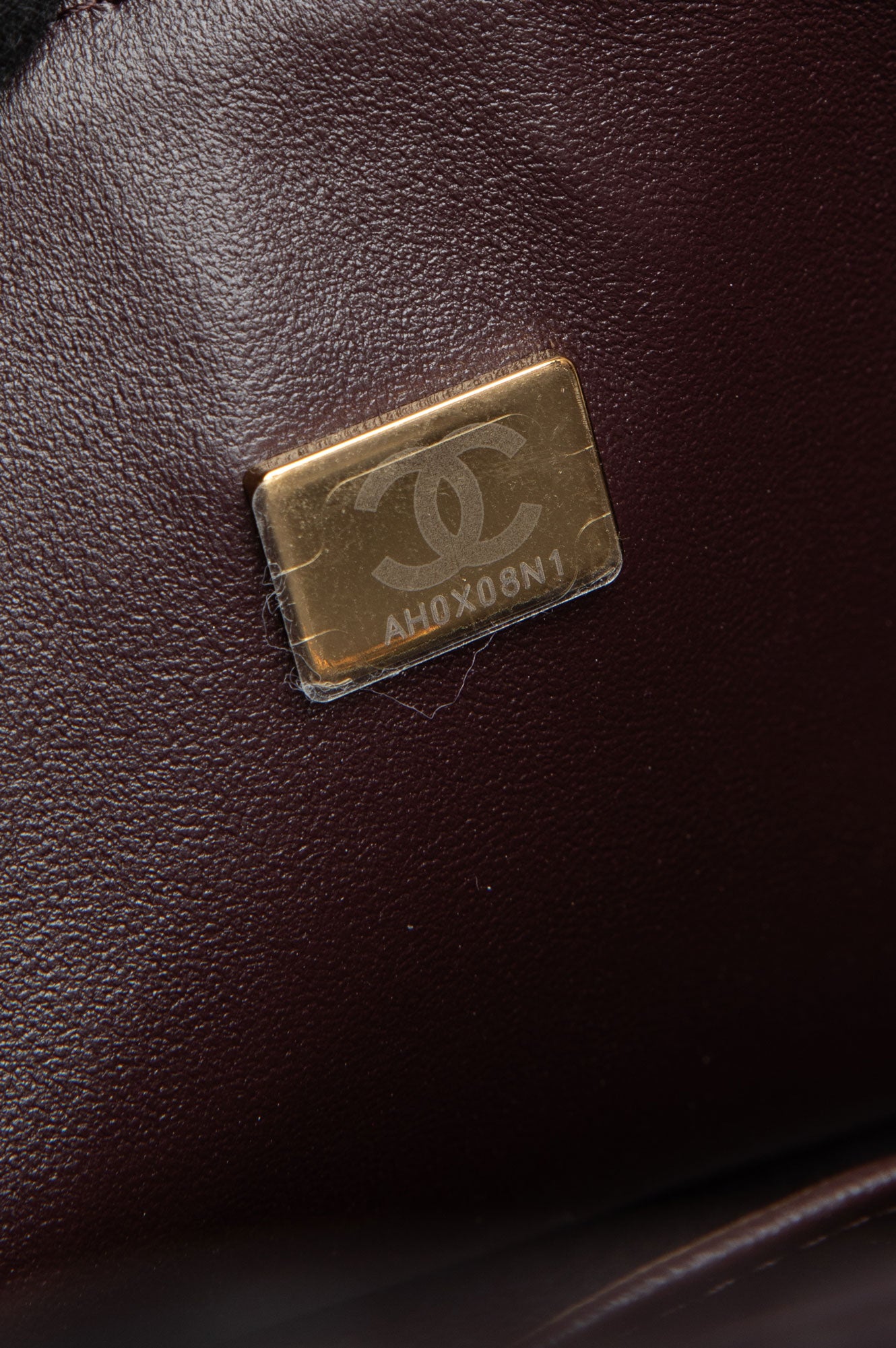 Chanel Dark Aubergine Calfskin Medium Classic Flap Bag 2025