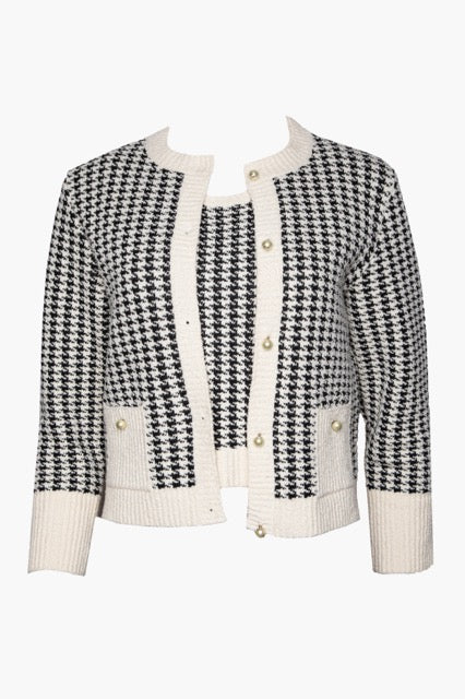 Dior B/W Sweater Set Size 36
