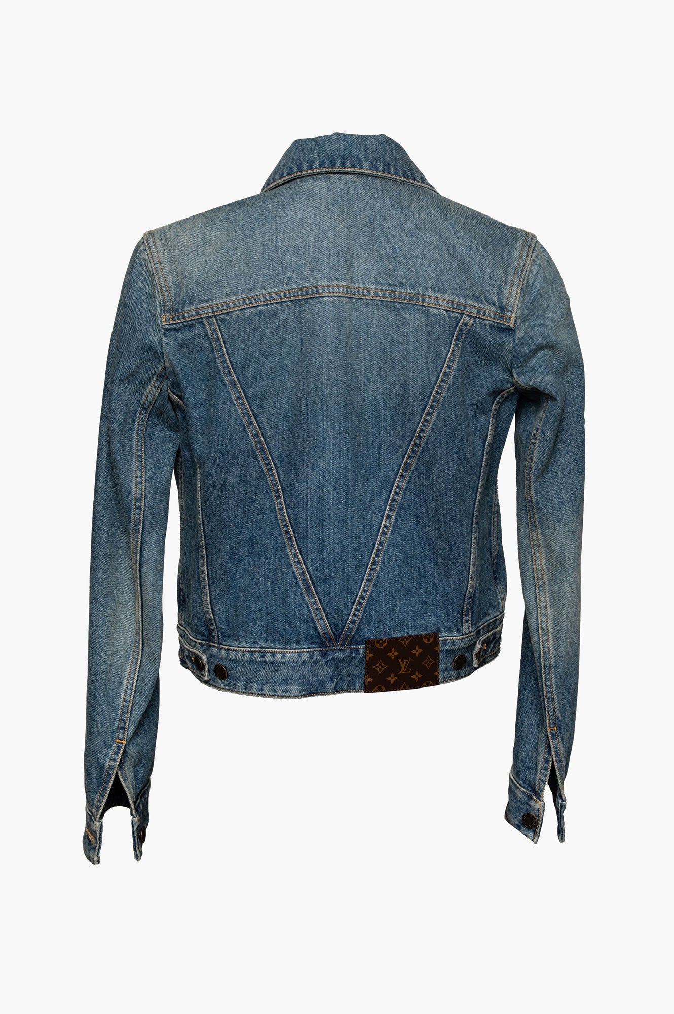 Louis Vuitton Medium Wash Denim Jacket Size 36