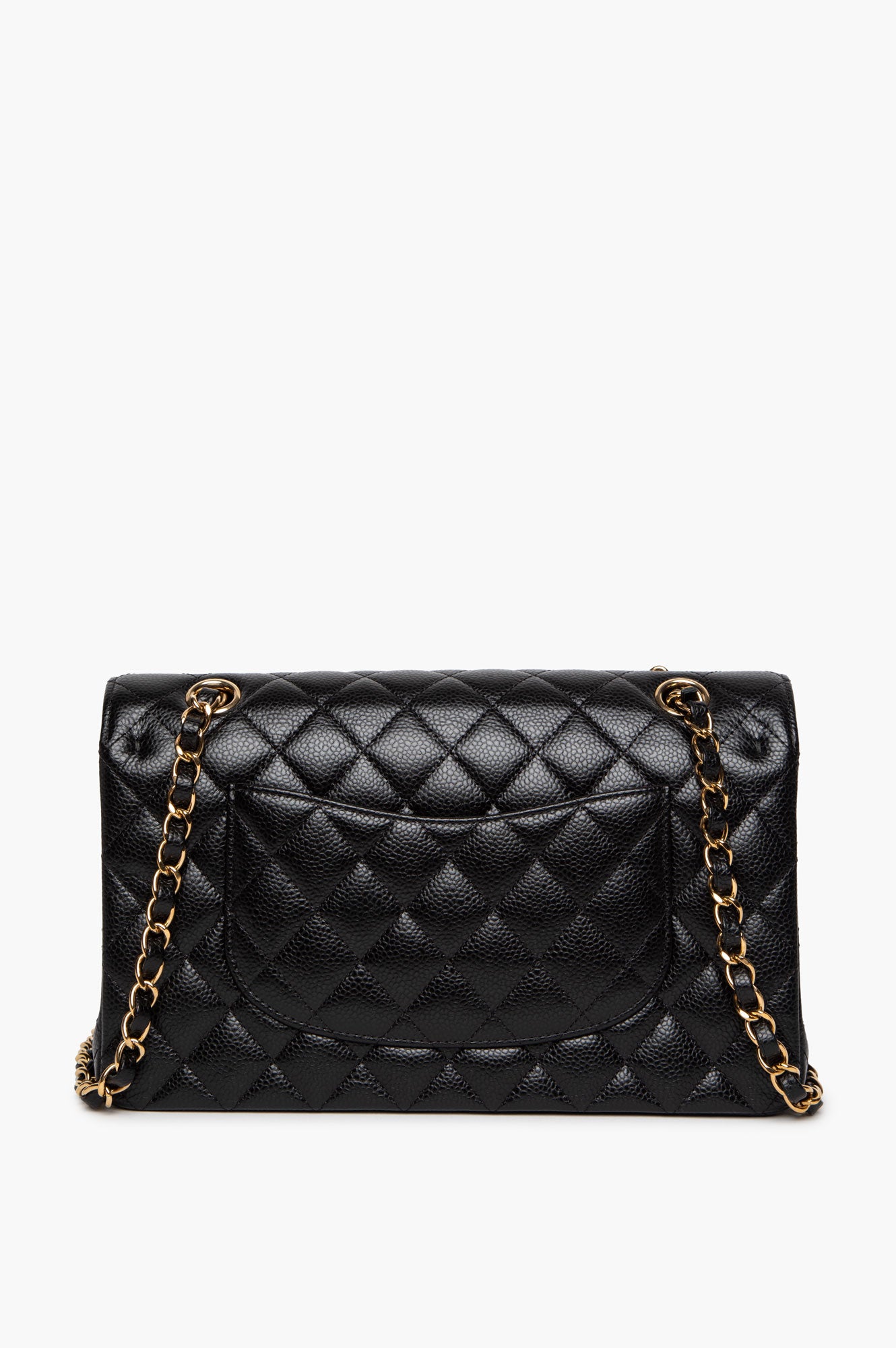 Chanel Black Caviar Medium Classic Flap Bag 2024