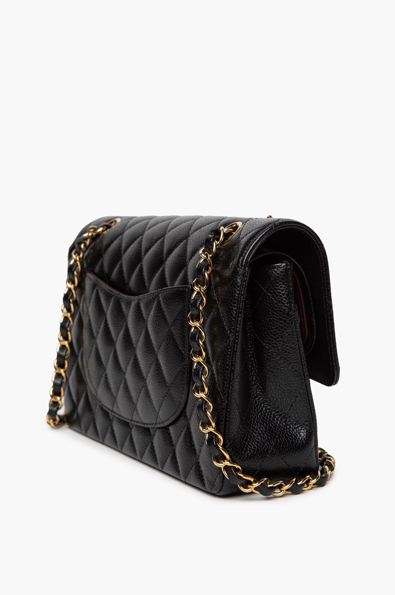 Chanel Black Caviar Medium Classic Flap Bag 2024