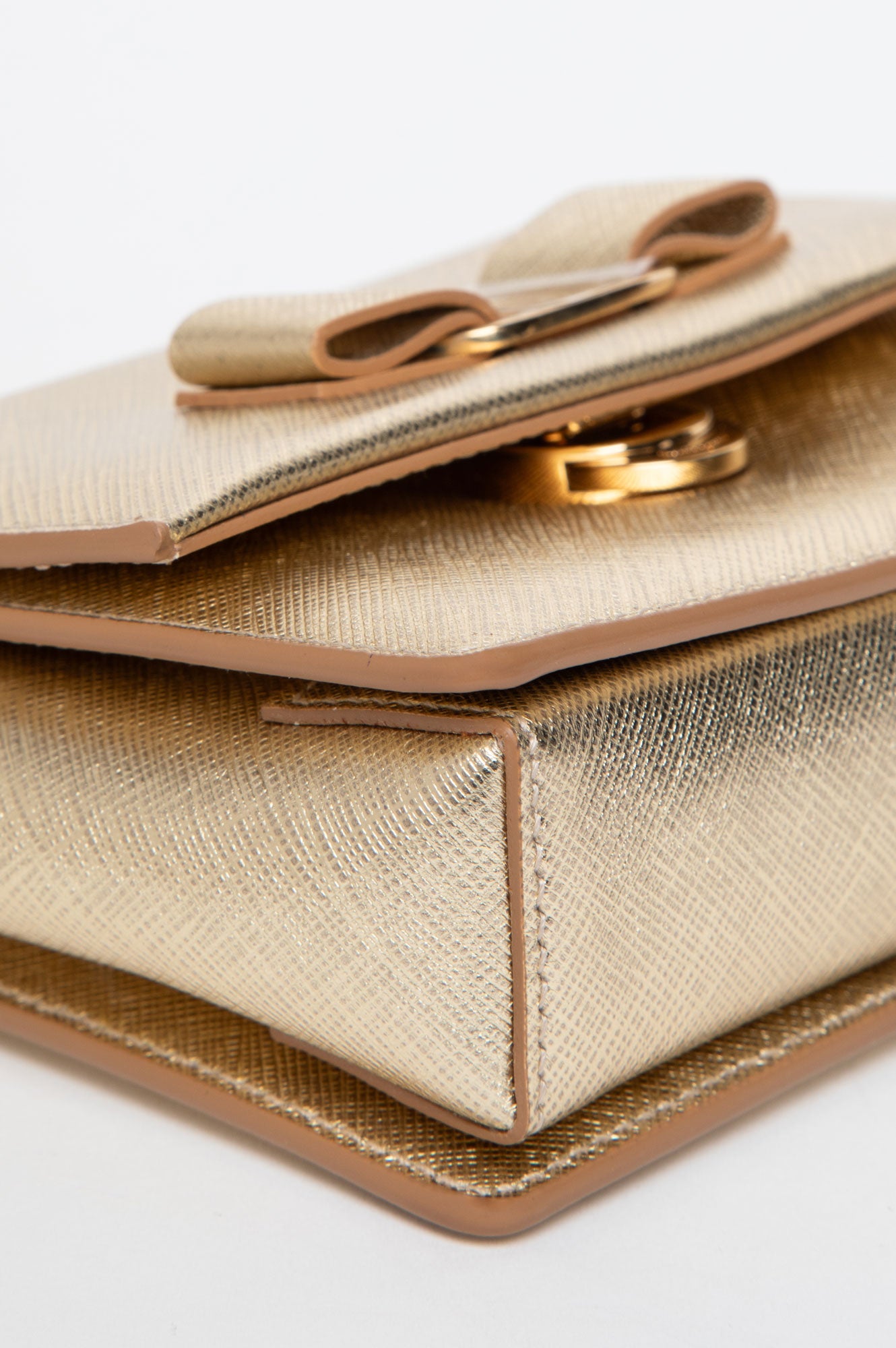 Salvatore Farragamo Gold Mini Bag