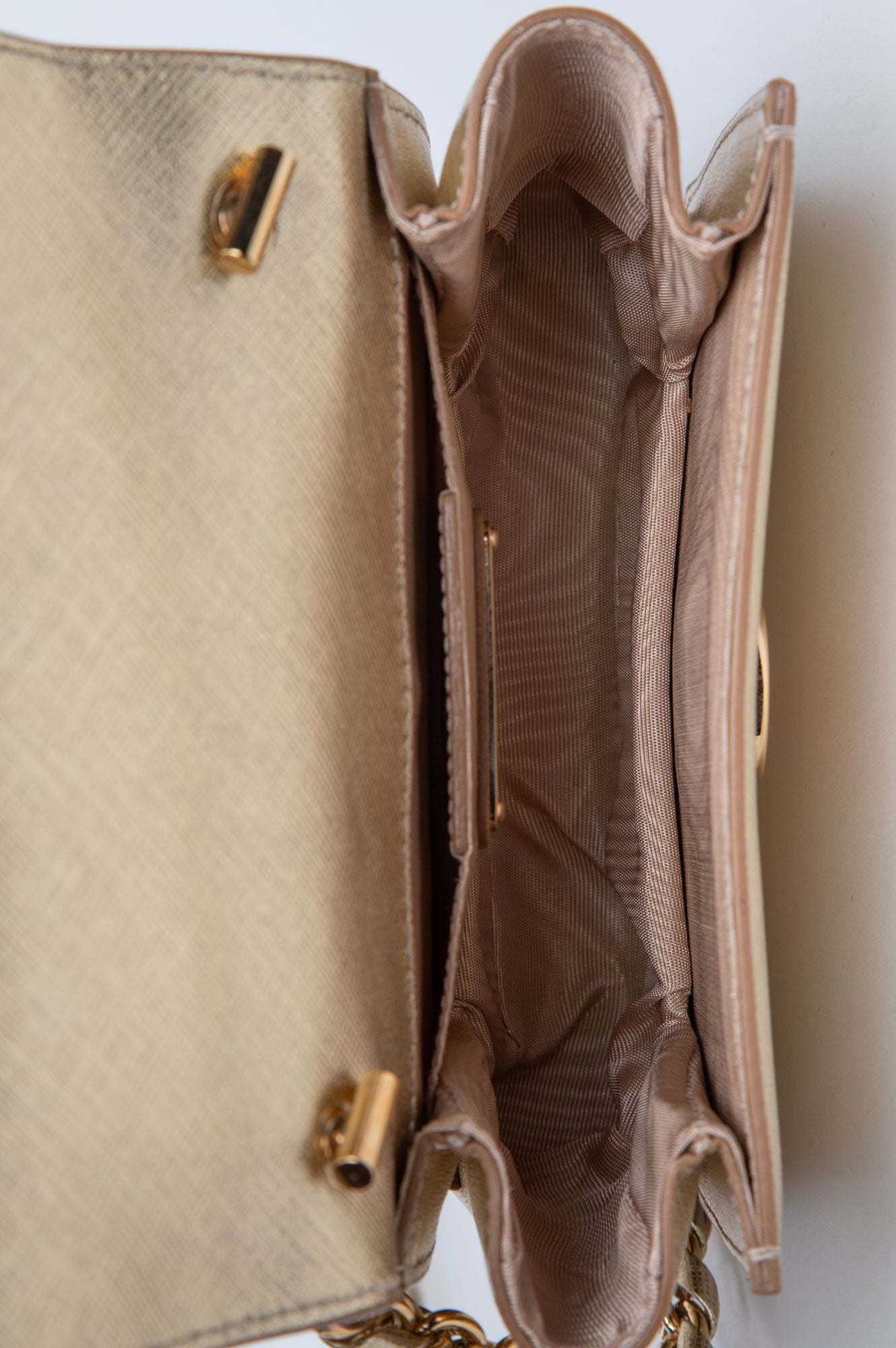 Salvatore Farragamo Gold Mini Bag