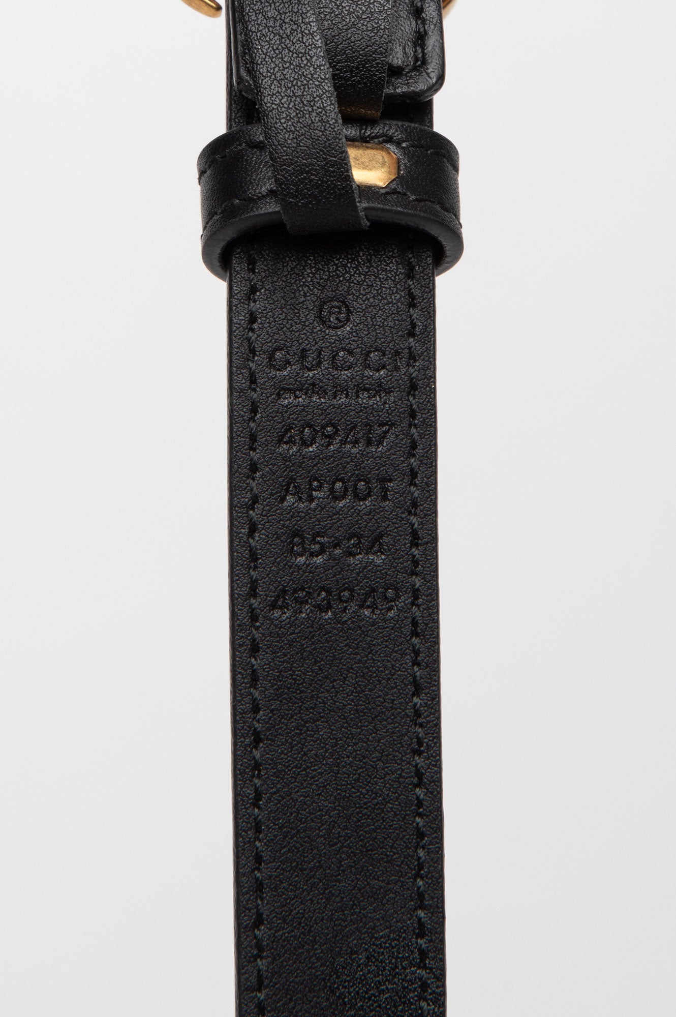 Gucci Marmont GG Thin Belt Size 85