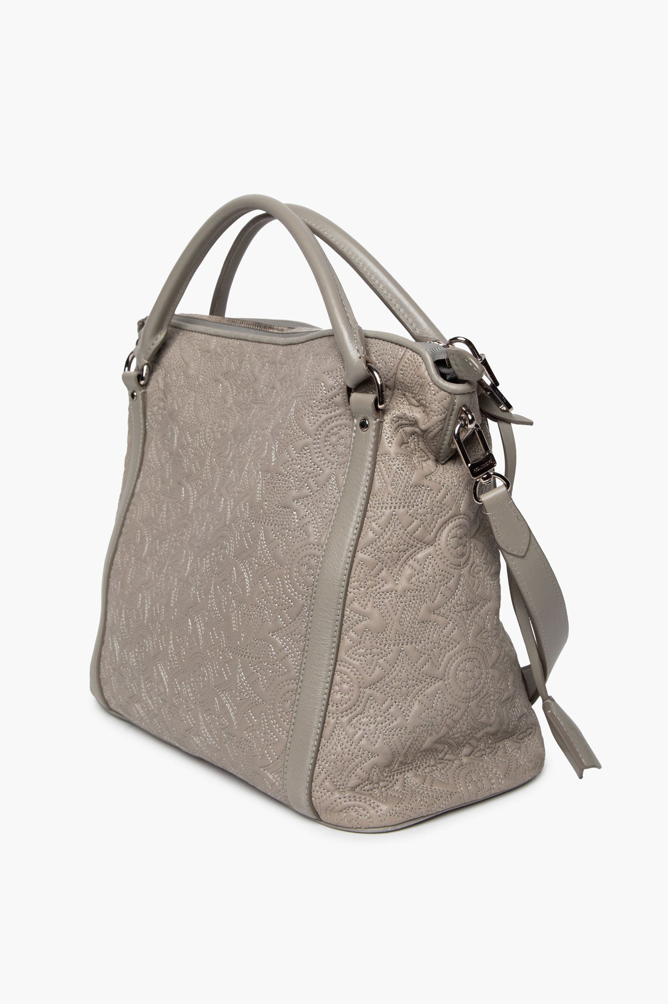 Louis Vuitton Gris Lambskin Tasche Antheia Ixia MM Bag