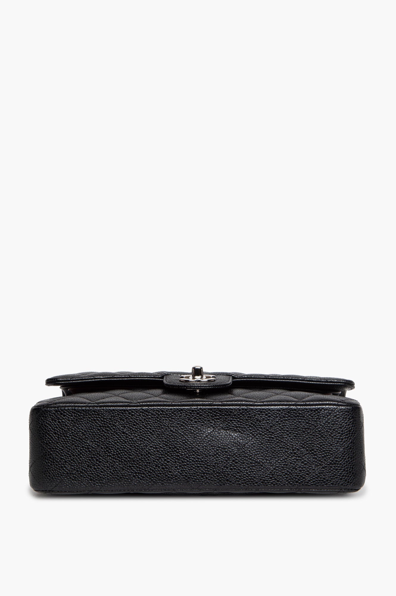 Chanel Black Caviar Medium Double Flap Bag SHW
