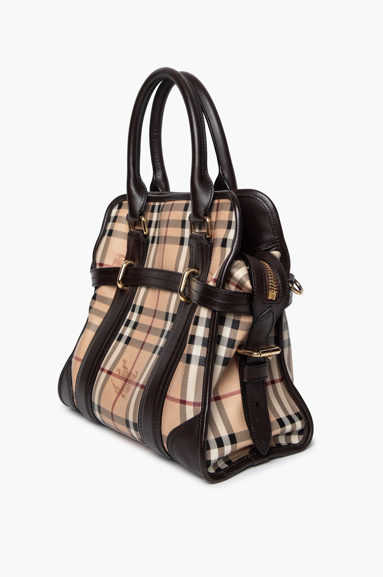 Burberry Haymarket Check Minford Satchel