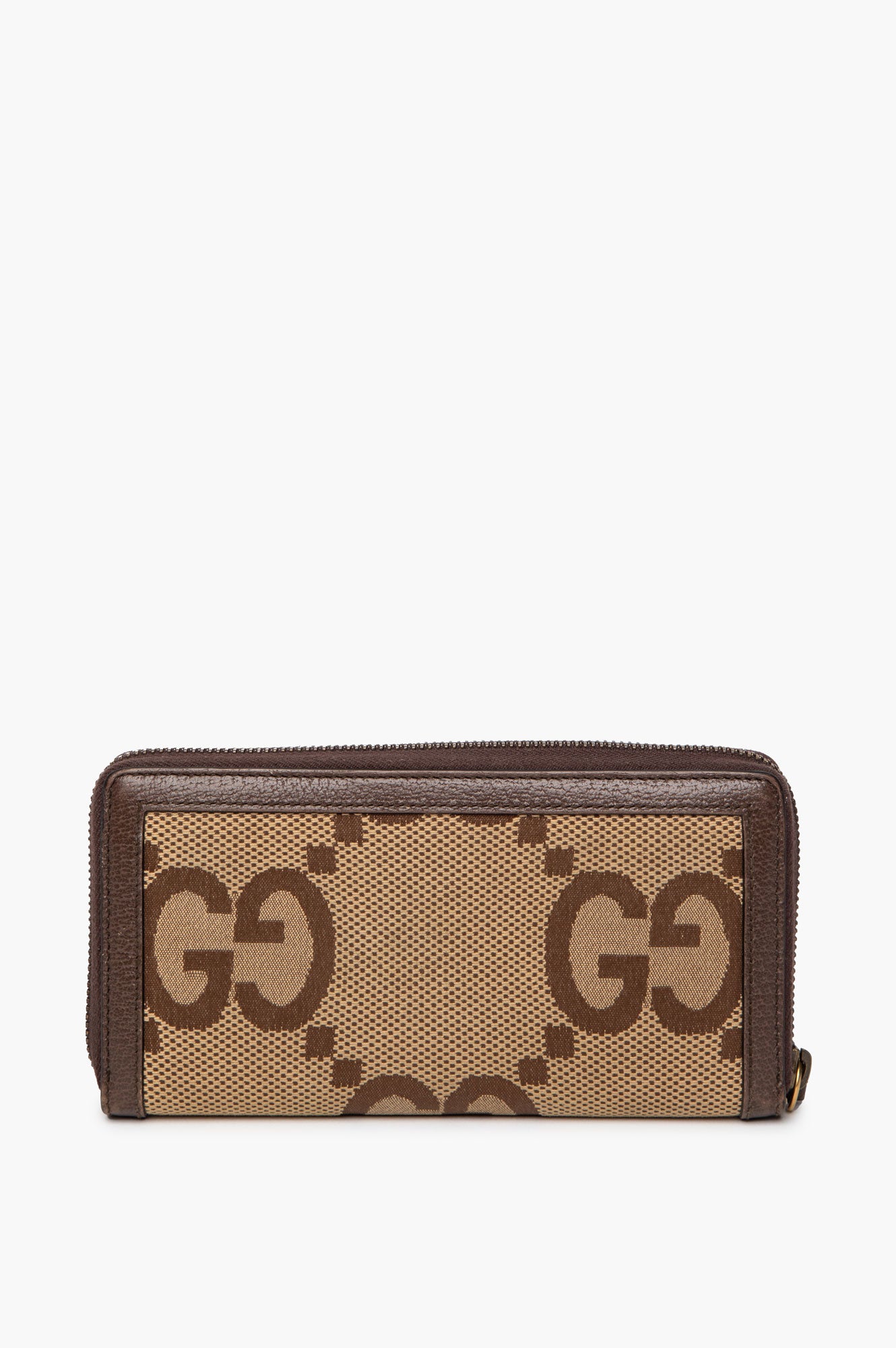 Gucci Camel/Ebony  GG Canvas Diana Wallet