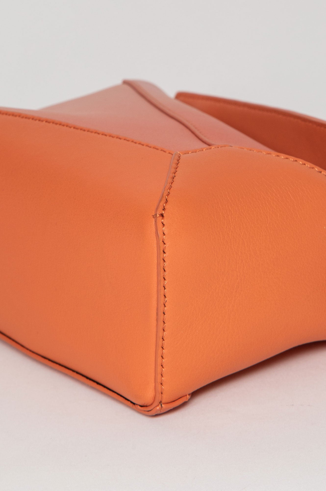 Loewe Coral/Pink Gradient Leather Mini Puzzle Bag
