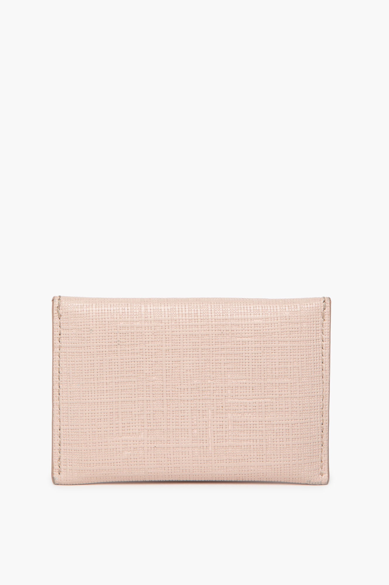 Alexander McQueen Light Pink Embossed Leather Envelope Skull Cardholder