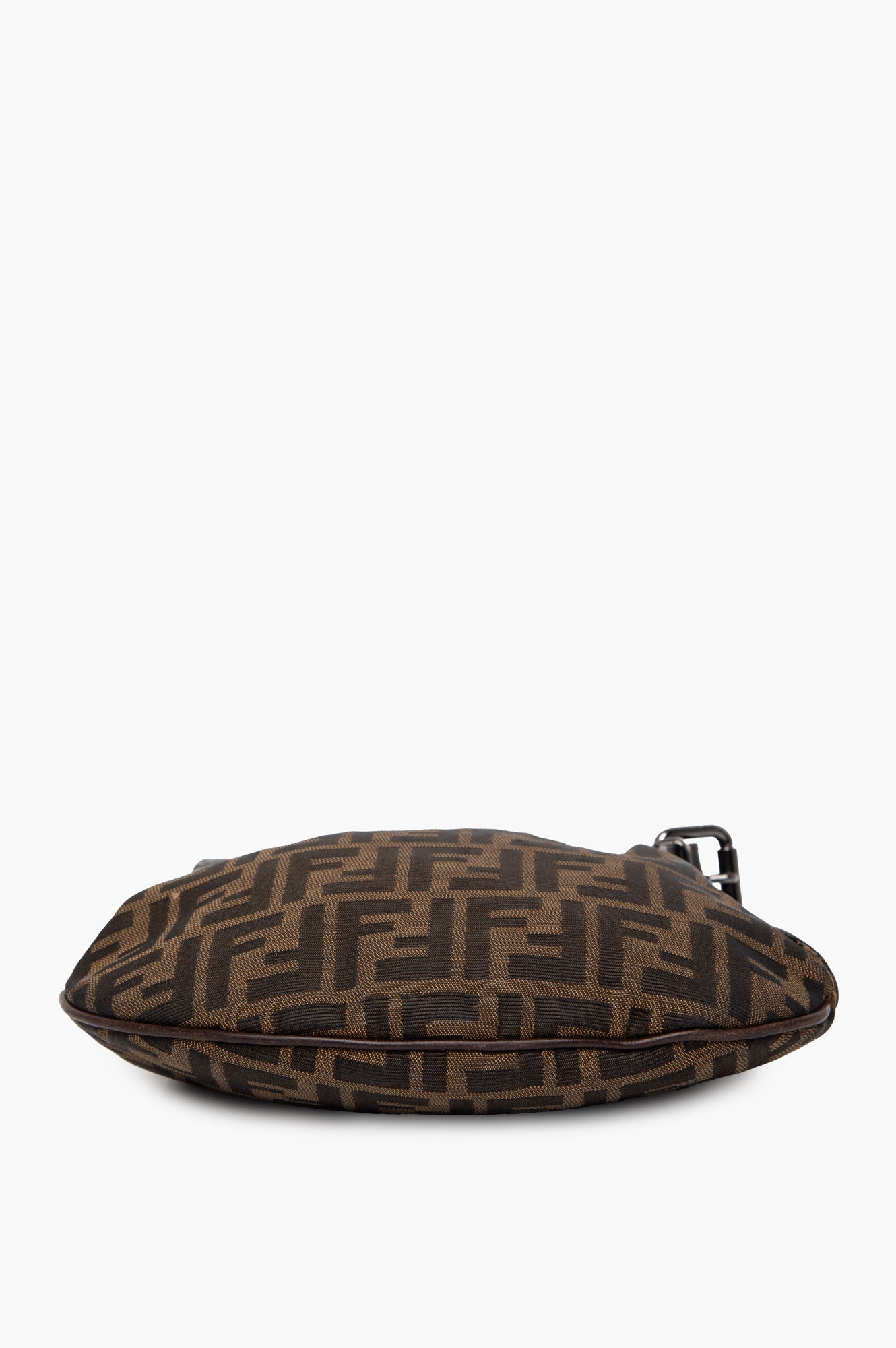 Fendi Zucca Oyster Brown Shoulder Bag