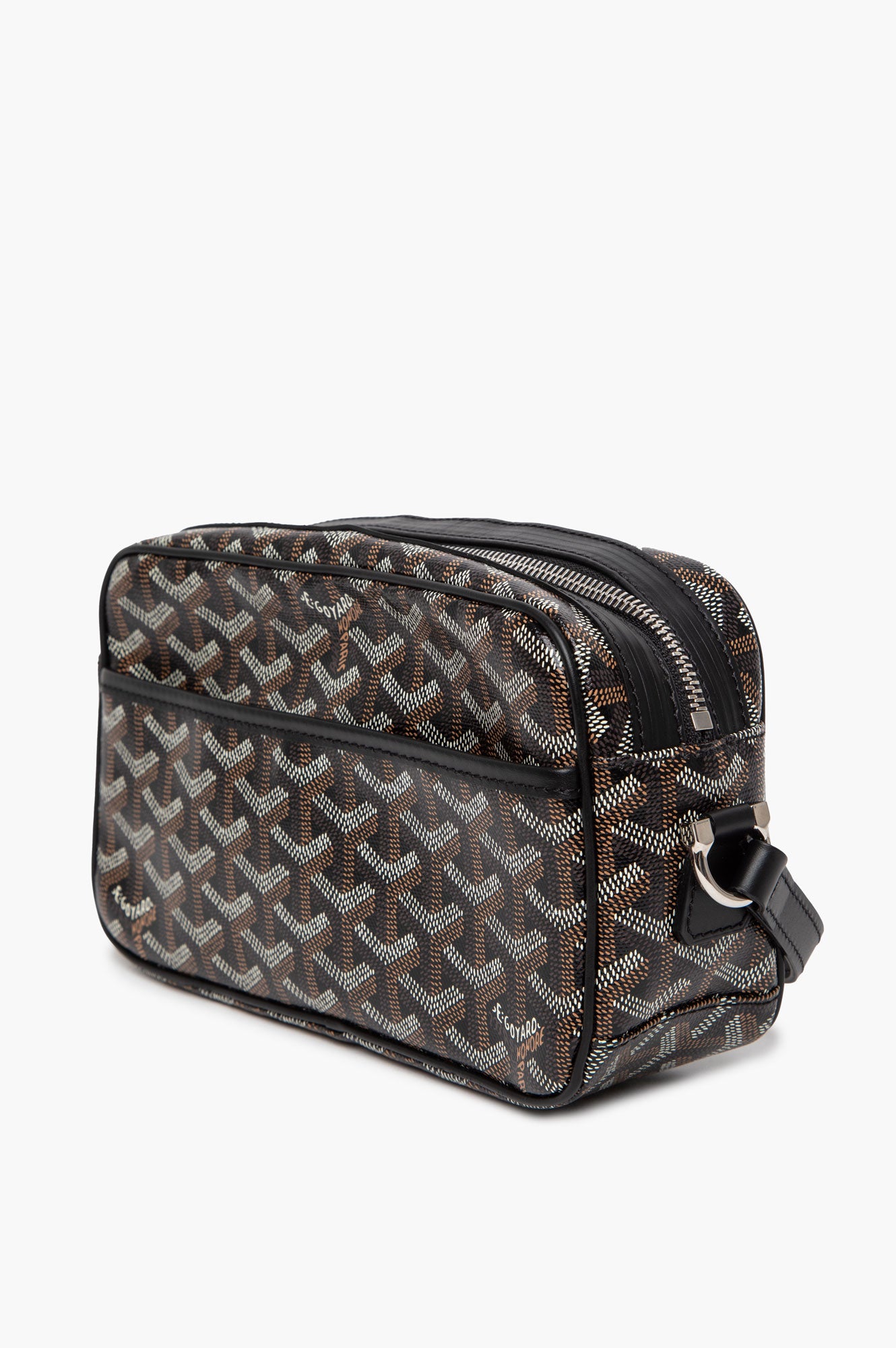 Goyard Black Goyardine Cap-Vert PM Bag