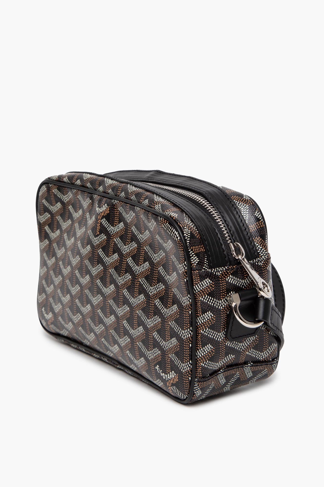 Goyard Black Goyardine Cap-Vert PM Bag