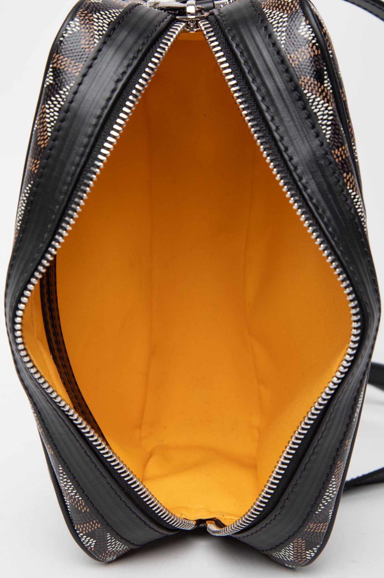 Goyard Black Goyardine Cap-Vert PM Bag