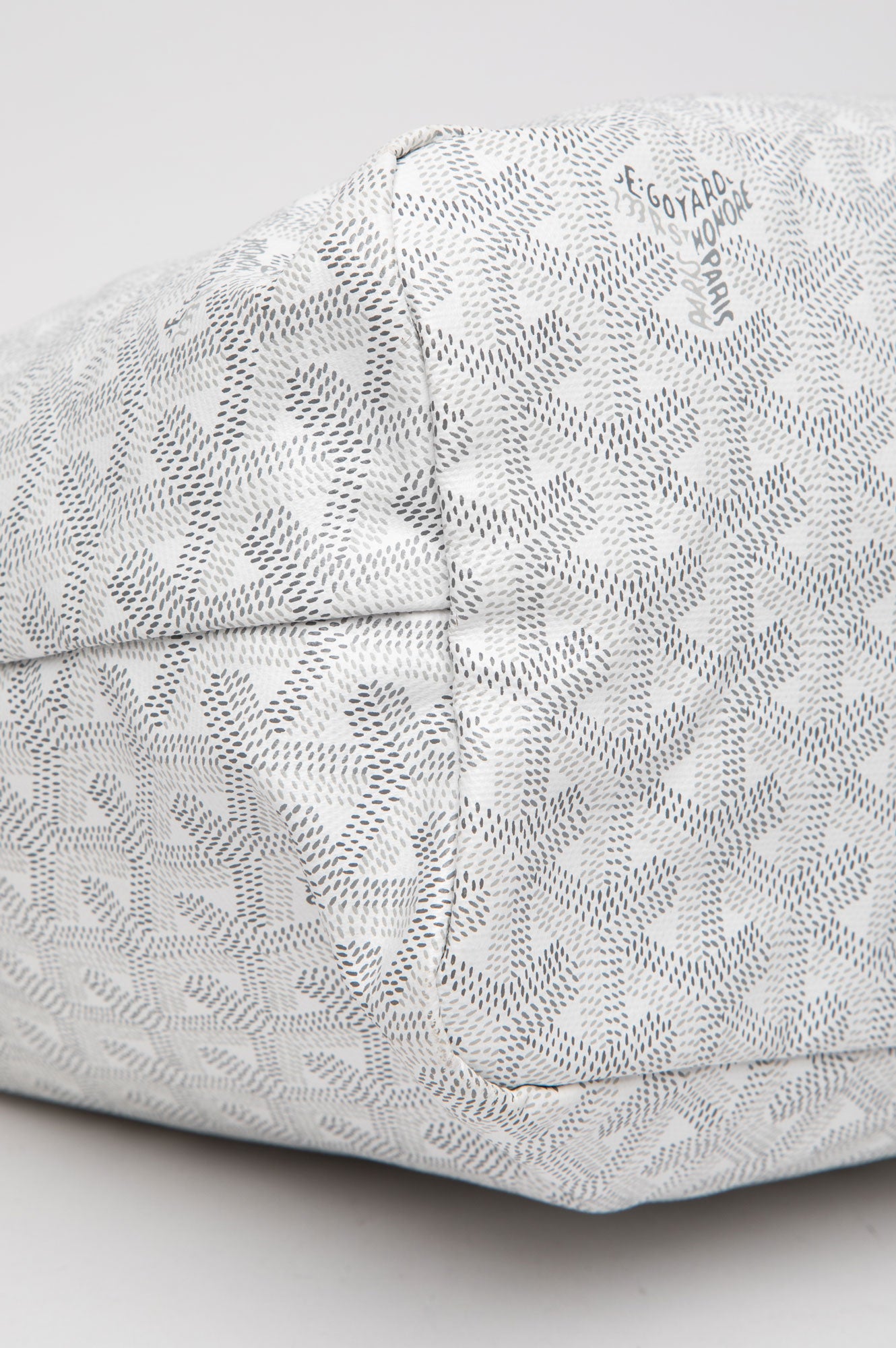 Goyard White Goyardine Bohème Hobo Bag