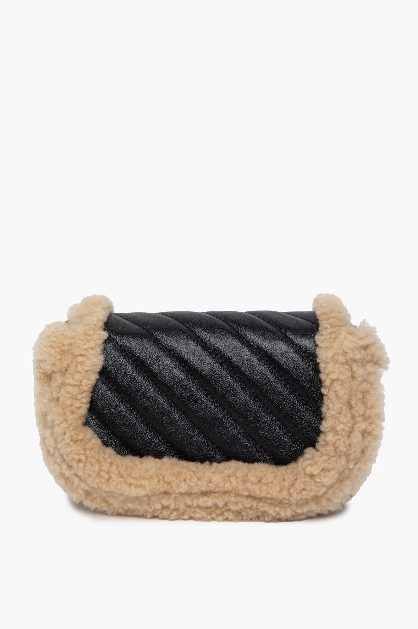 Gucci Mini GG Marmont Shearling Bag