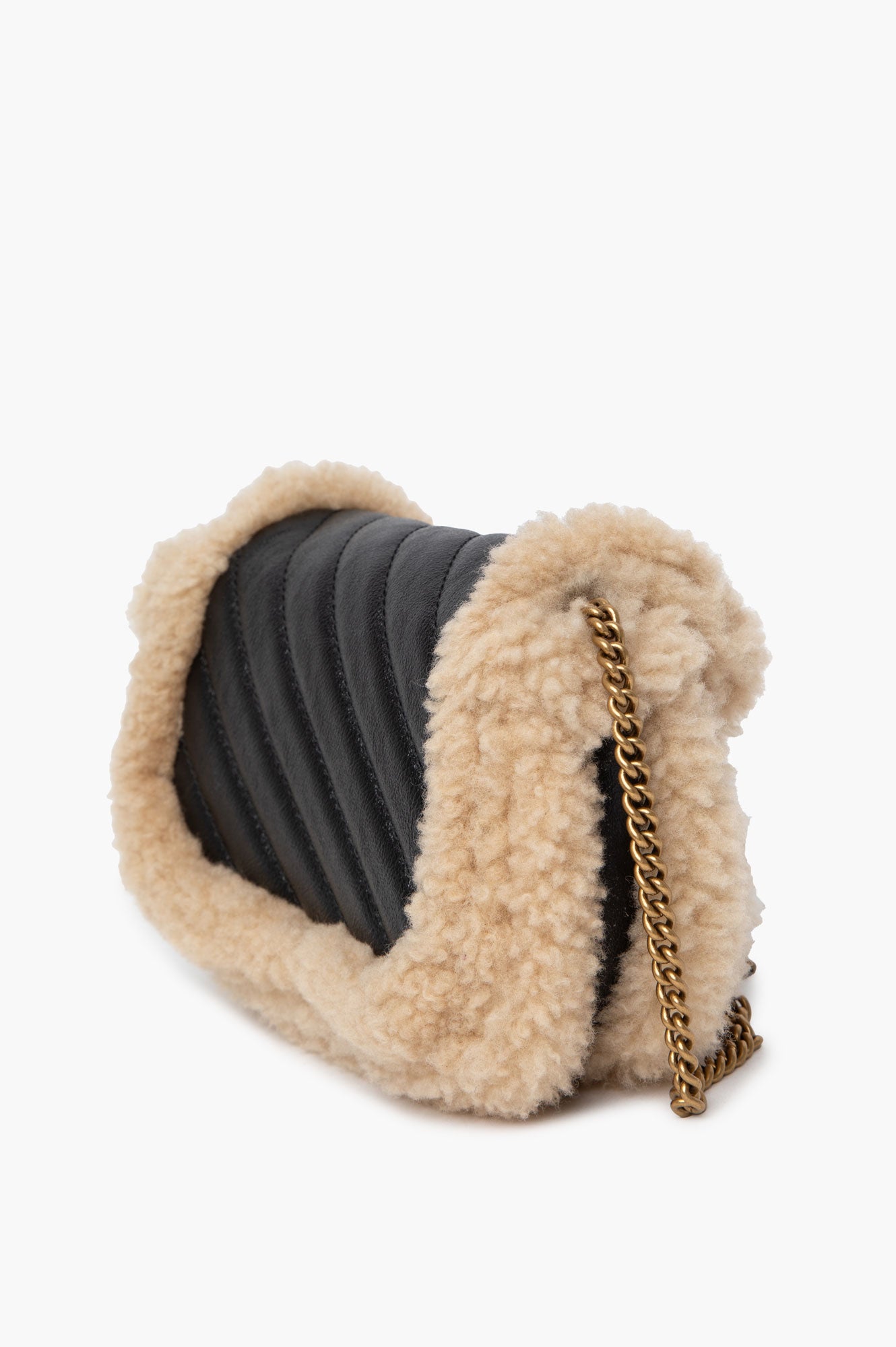Gucci Mini GG Marmont Shearling Bag
