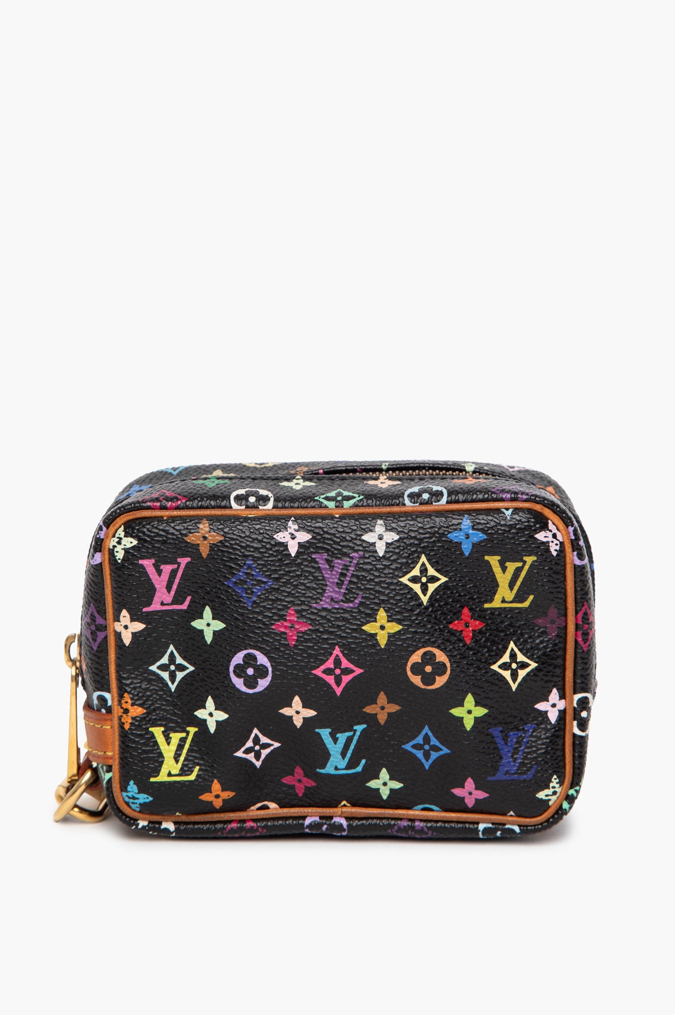 Louis Vuitton x Takashi Murakami Black Trousse Wapity Pouch