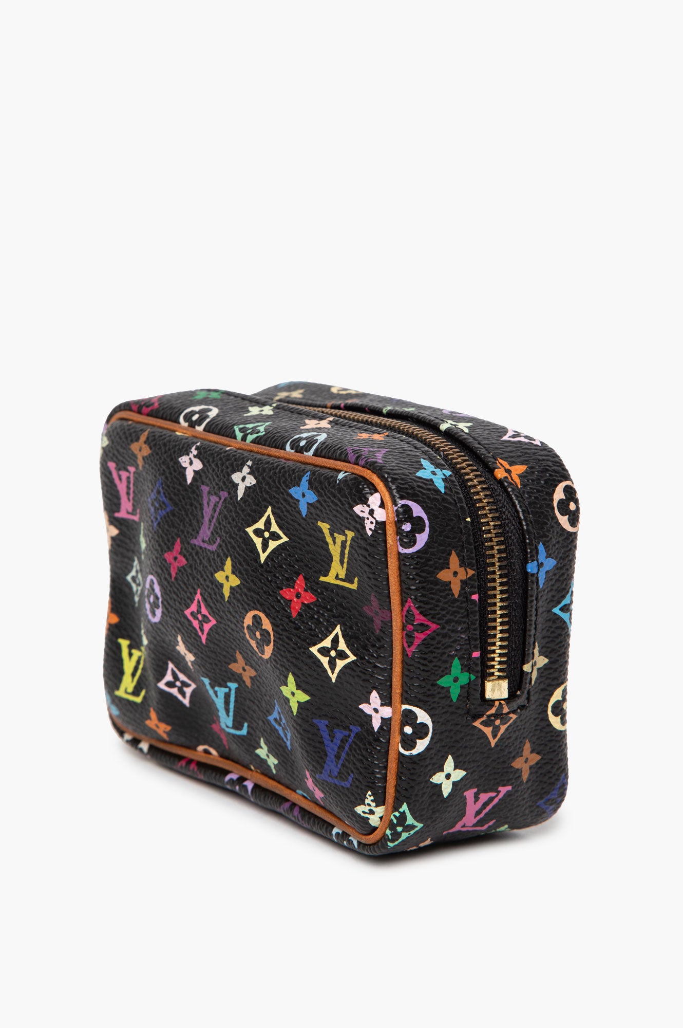 Louis Vuitton x Takashi Murakami Black Trousse Wapity Pouch