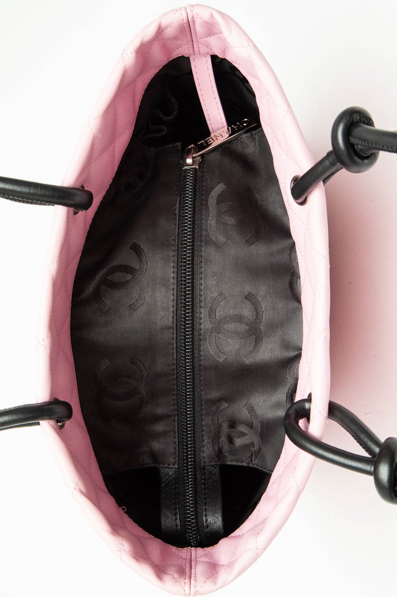 Chanel Pink Cambon Ligne Tote Bag