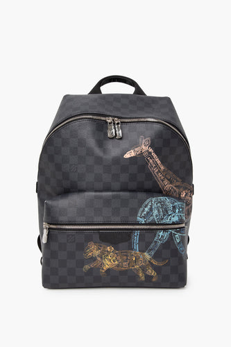 Louis Vuitton Damier Graphite Stamps Discovery Backpack
