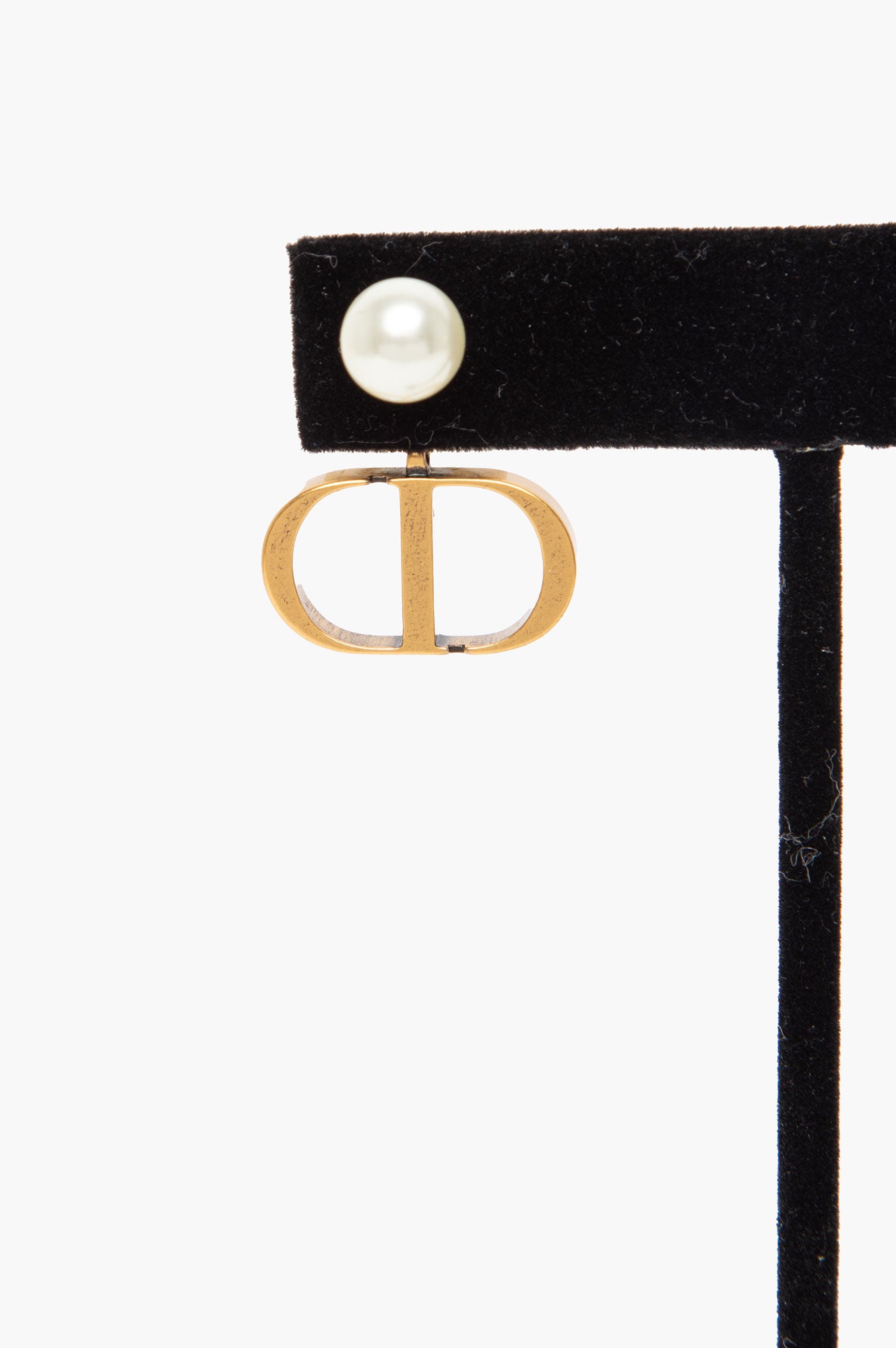 Christian Dior Antique Gold-Finish Tribales Earrings
