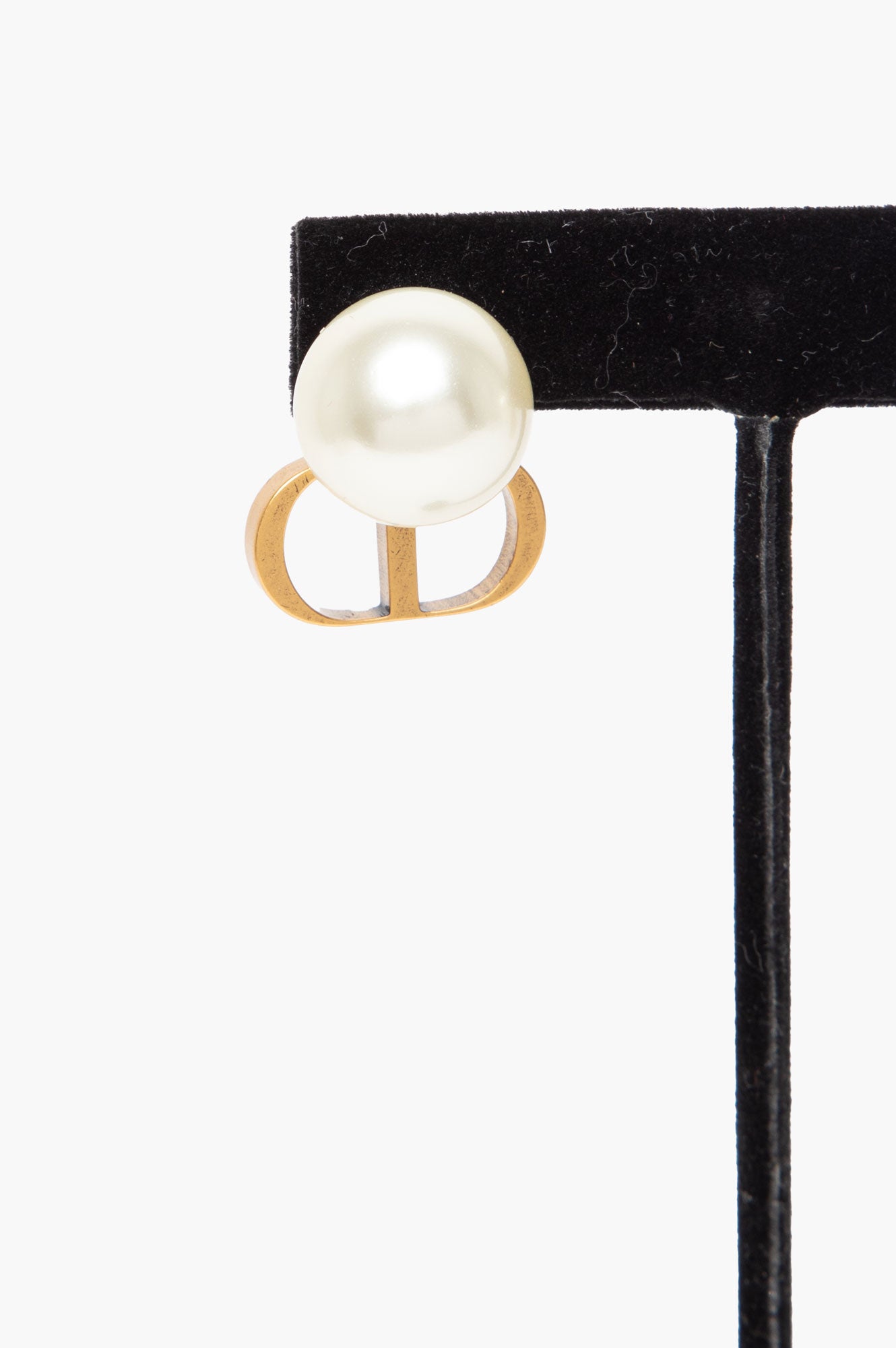 Christian Dior Antique Gold-Finish Tribales Earrings
