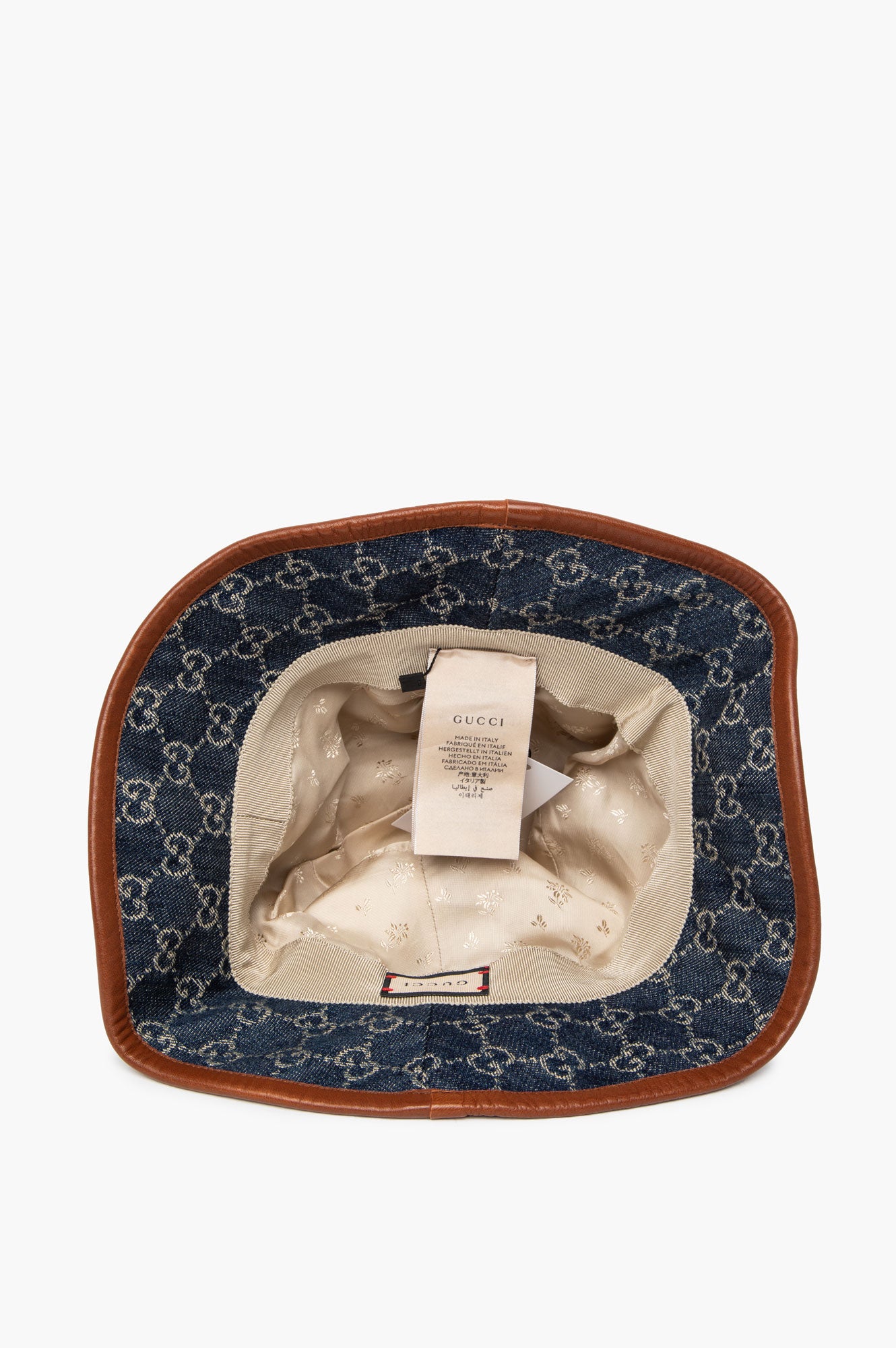 Gucci Denim GG Monogram Bucket Hat