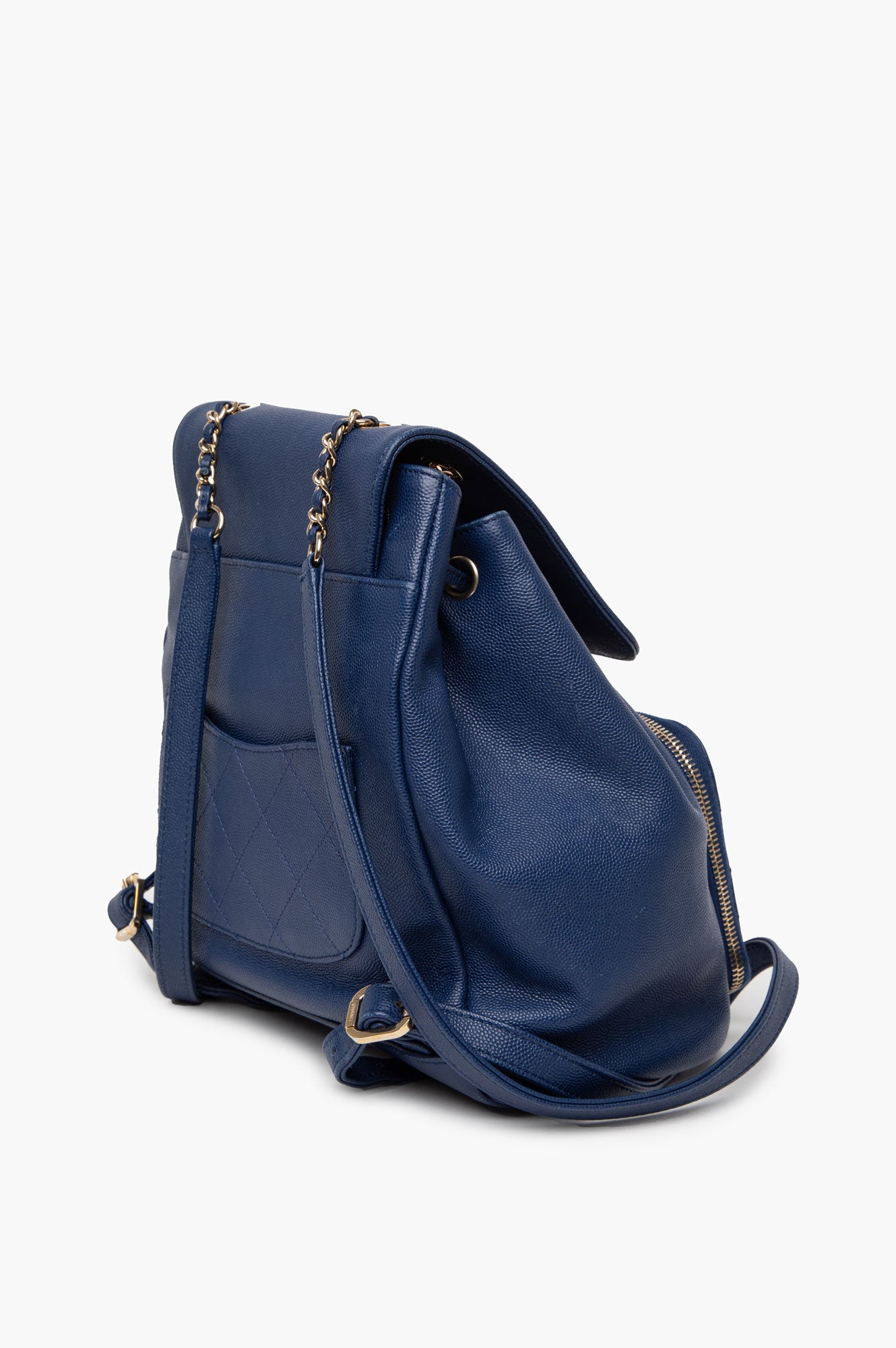 Chanel Blue Caviar Business Affinity Backpack
