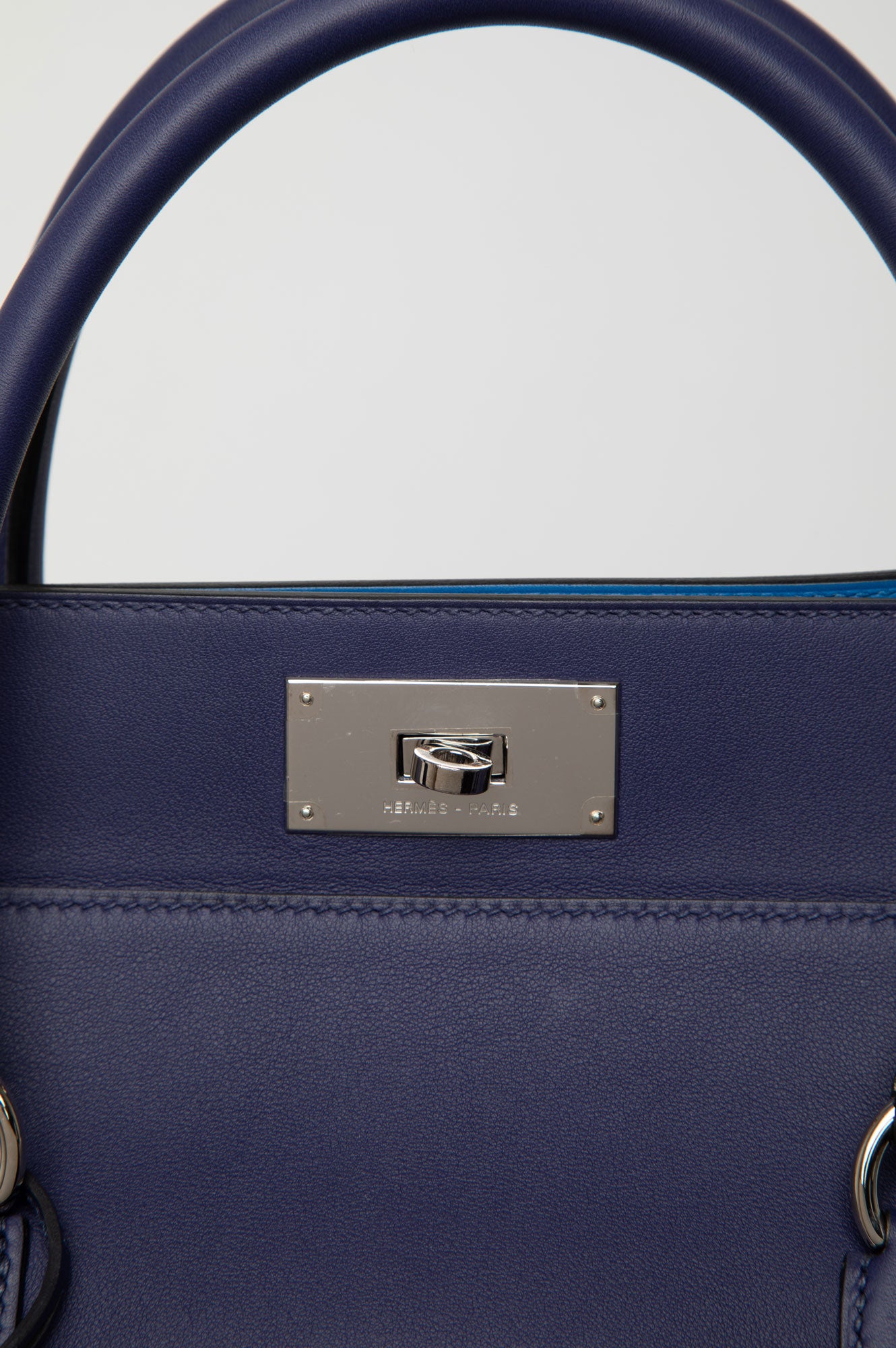 Hermes 2019 Blue Tool Box 26 Swift SHW Handbag
