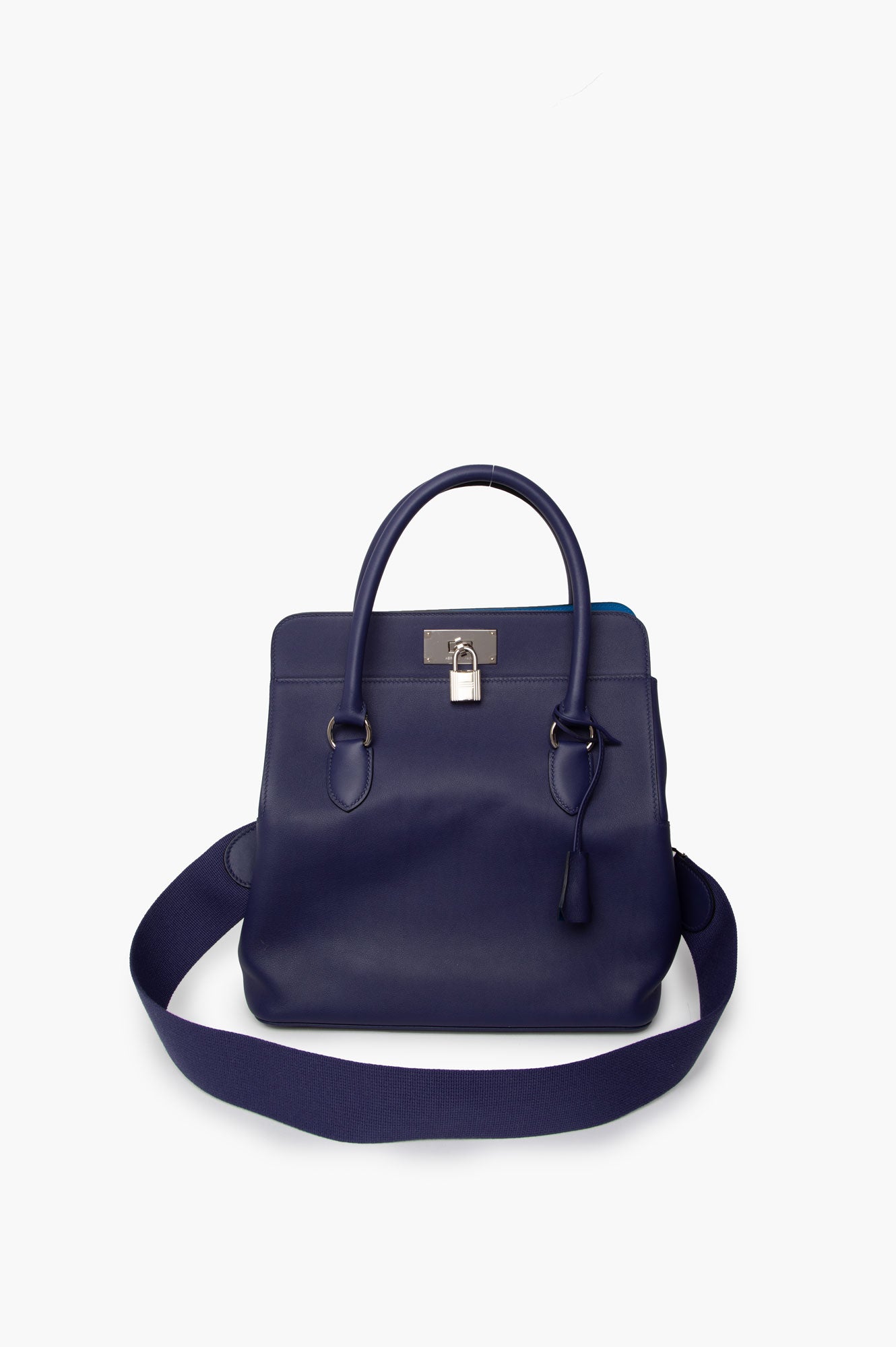 Hermes 2019 Blue Tool Box 26 Swift SHW Handbag