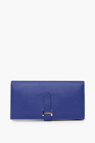 Hermes Blue Bearn Wallet