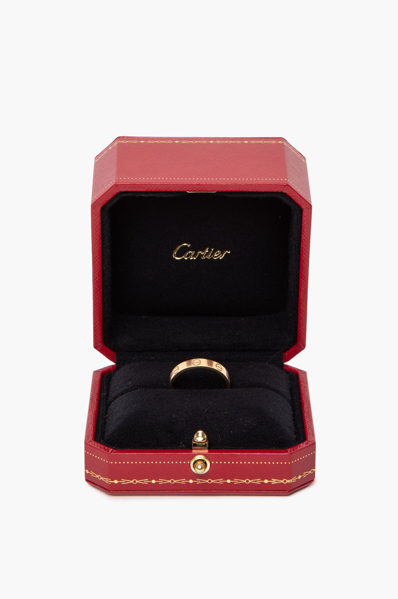 Cartier 18k Yellow Gold Wedding Band Size 57