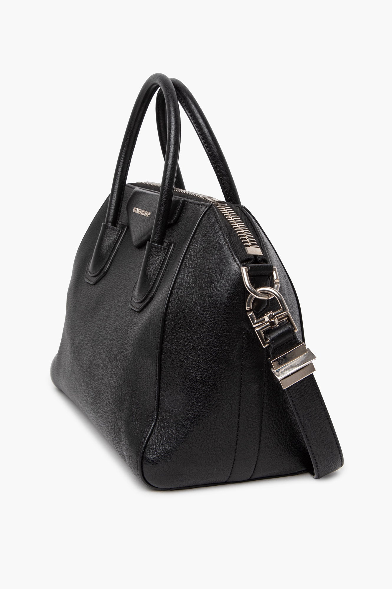 Givenchy Black Leather Small Antigona Bag