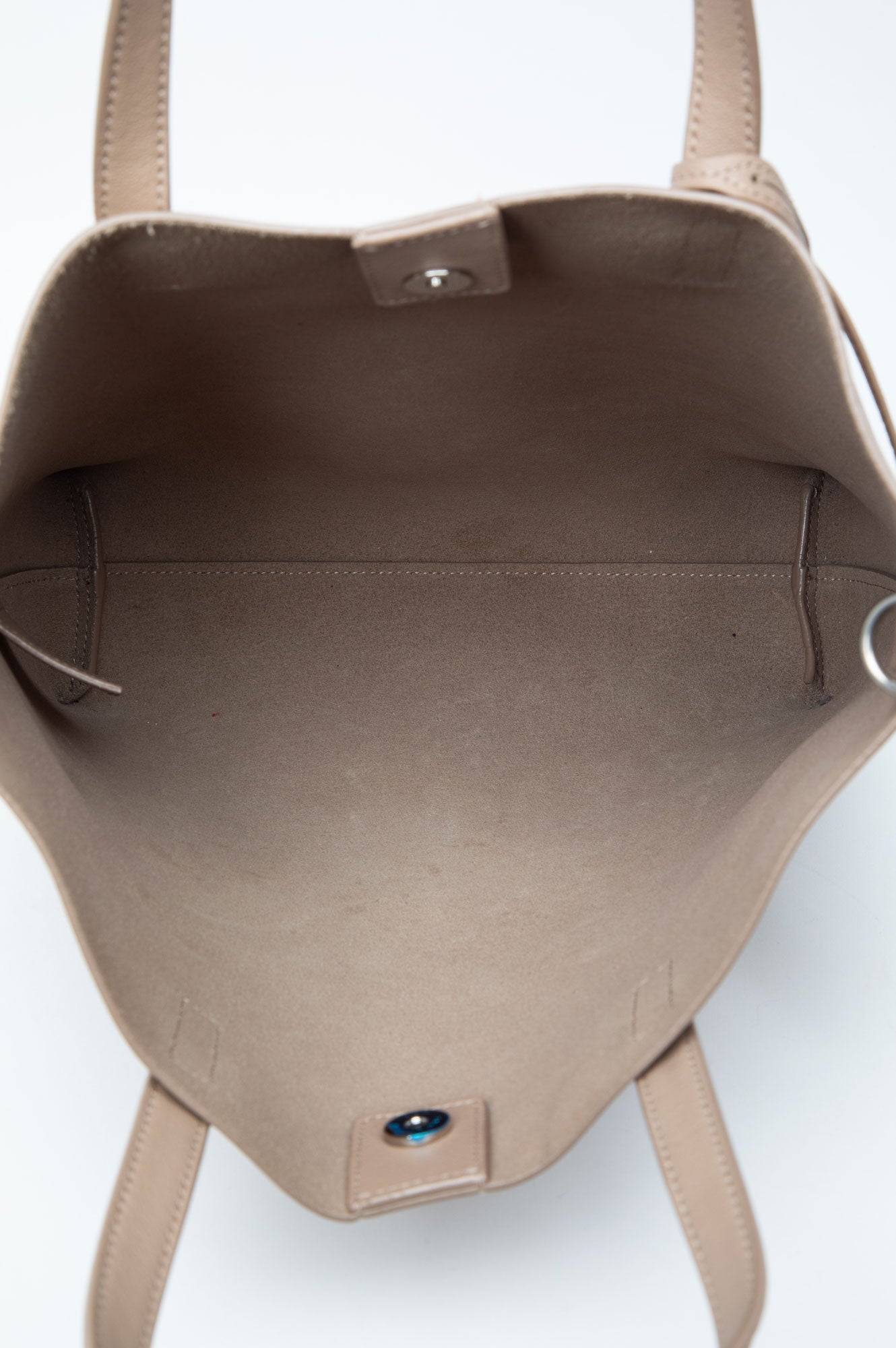 Saint Laurent Nude Beige Calfskin Toy Shopping Tote
