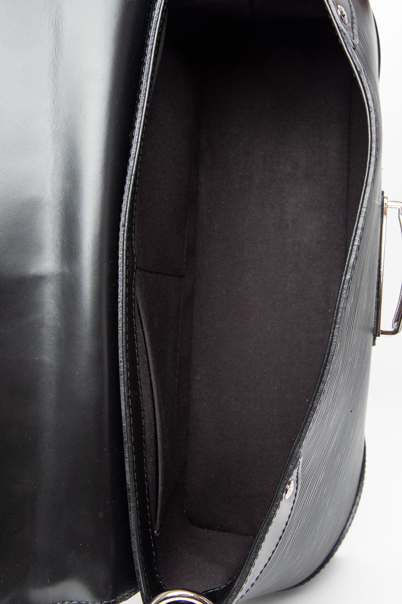 Louis Vutton Black Epi Bagatelle PM Shoulder Bag